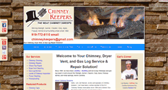 Desktop Screenshot of chimneykeepers.com